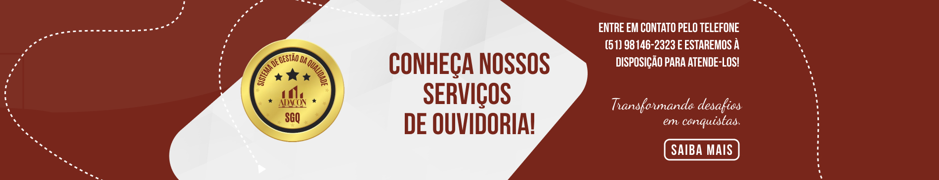 Fale com a ouvidoria