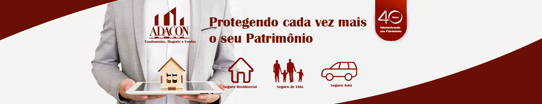 Seguros Adacon protegendo cada vez mais seu património